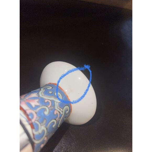 Heygill and H.F.P Oriental 2 Candle Holders Made in Macau One of a Kind RARE ORG - Picture 9 of 16